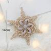 Gifts Flower Wreath Angel Xmas Tree Pendant Christmas Ornaments Snowflake Hangings Home Decorations