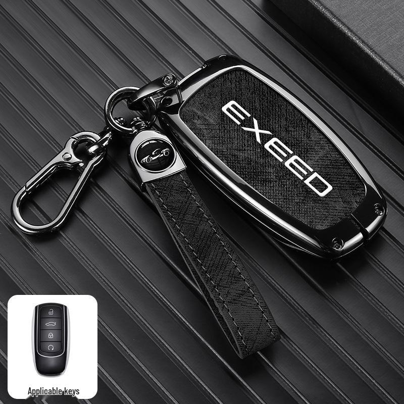 Housse de clé de voiture EXEED et Chery Yaoguang: Protection Complète en Métal Premium
