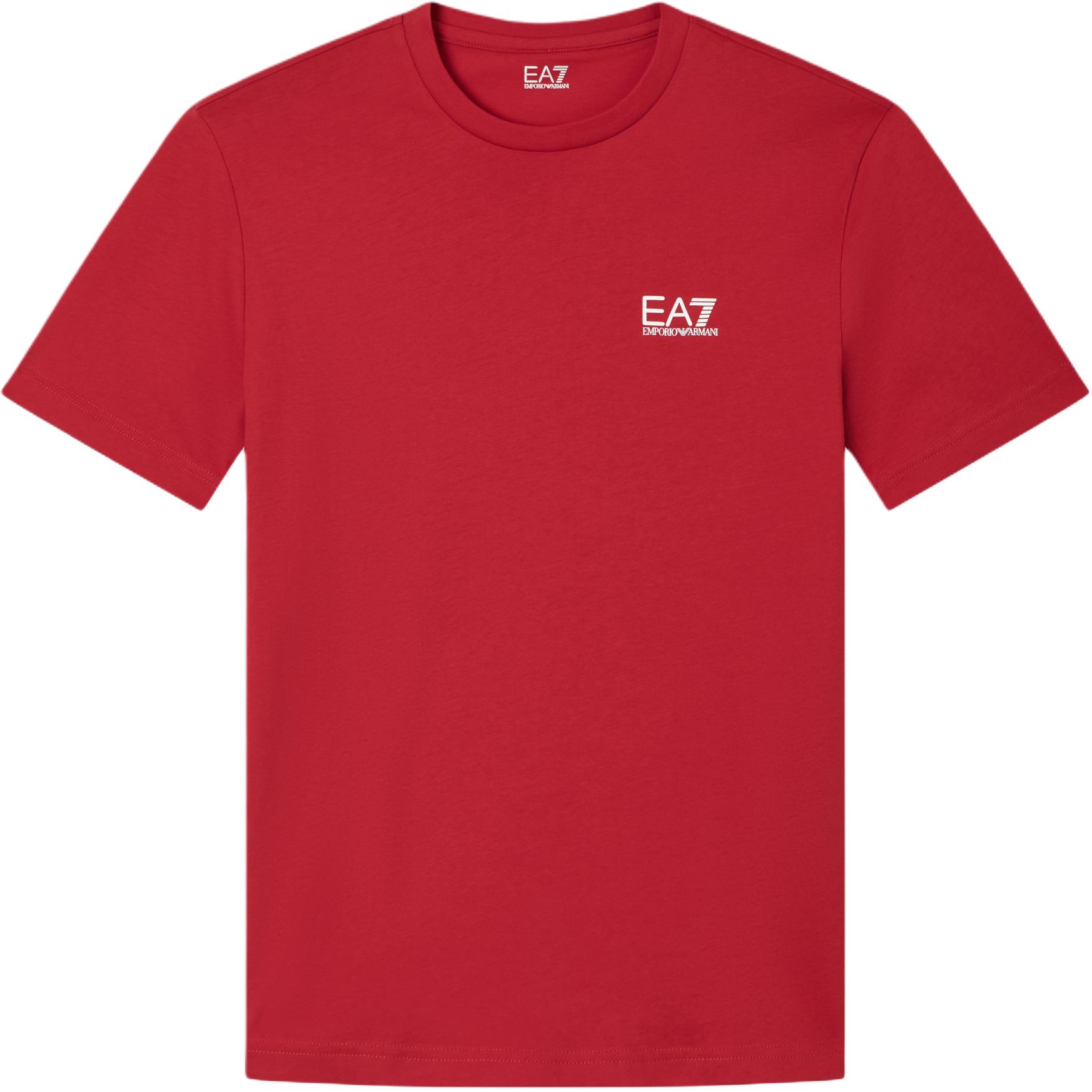 Emporio Armani EA7 Logo Round Neck Pullover Short Sleeve T-Shirt Men tops 8NPT25-PJVPZ-U5072 S