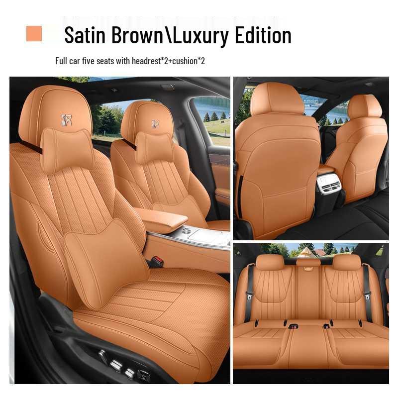 All-Season Leather Seat Covers for BYD Han L 2025 Model - Universal Fit