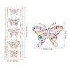 Diamond Stickers Acrylic Butterflies Stickers for Decoration 24Sets