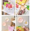 6pcs Daisy Petal Snack Sealing Clips 3D Magnetic Daisy Flower Shaped Plastic Food Clips for Chips Pet Food Kitchen Storage
