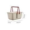 OIMG Large Portable Bath Storage Basket Set (2-Pack)