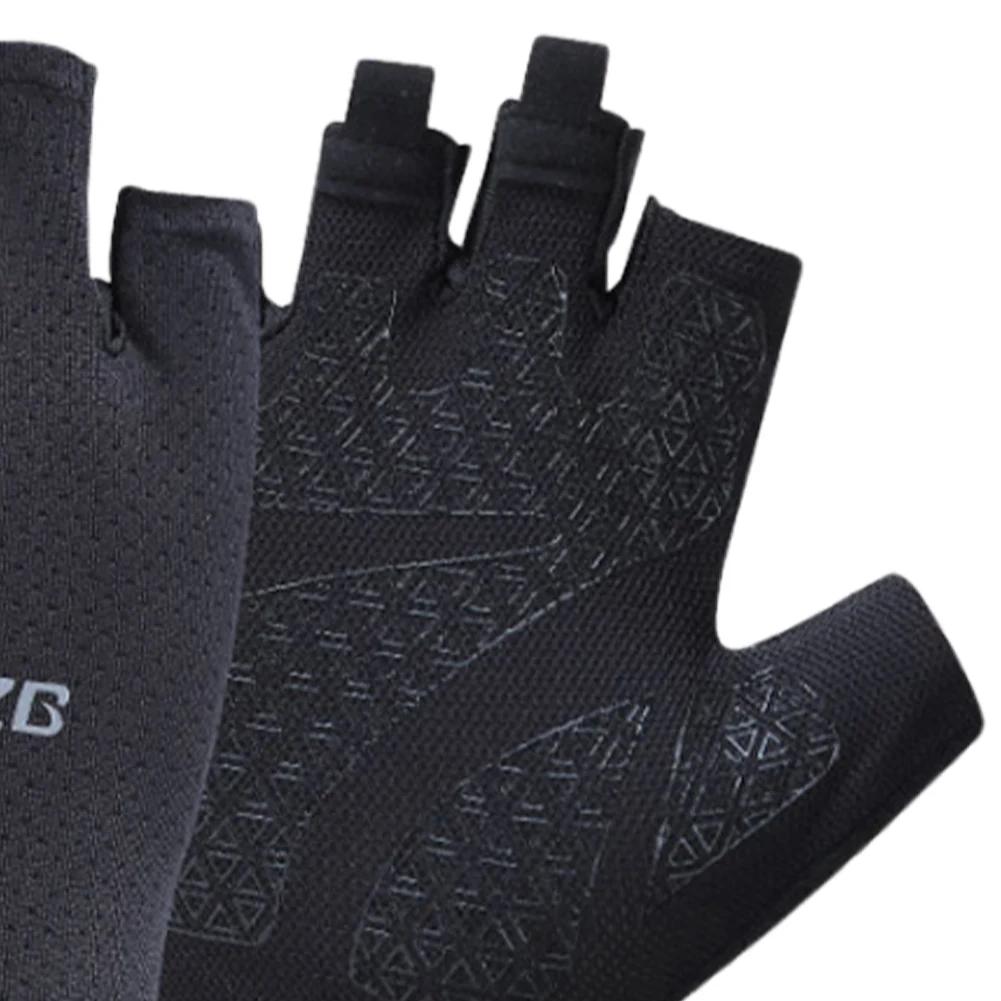 Outdoor Camping Motorcycle Gym Gloves Non-Slip Unisex Half Finger Gloves Shockproof Fingerless Gloves Cycling Equipment Summer