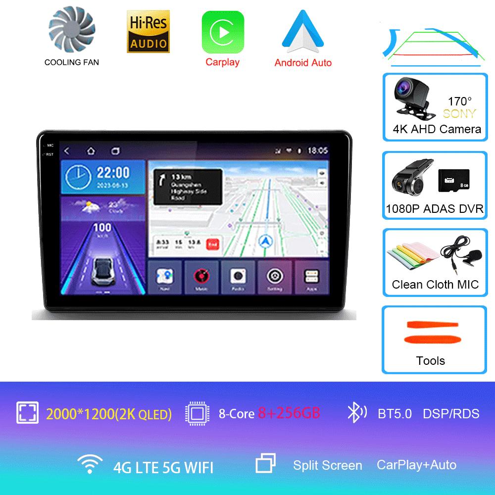Car Radio Android14 Carplay For Citroen Berlingo For Peugeot Partner 2008 - 2019 Navigation GPS Multimedia Player WiFi BT Stere