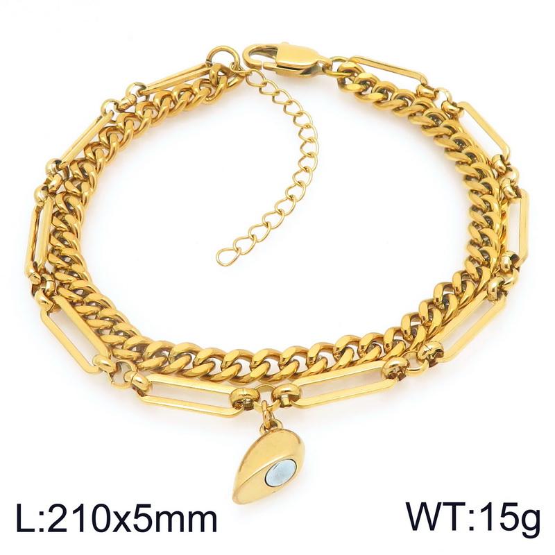 Magnetic Couple Bracelets Gold Color Lock and Key Design Stainless Steel Matching Bracelets for Boyfriend Girlfriend Valentin
