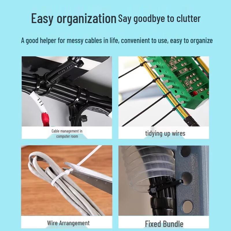 Miaojiayi Nylon Plastic Self-locking Cable Ties