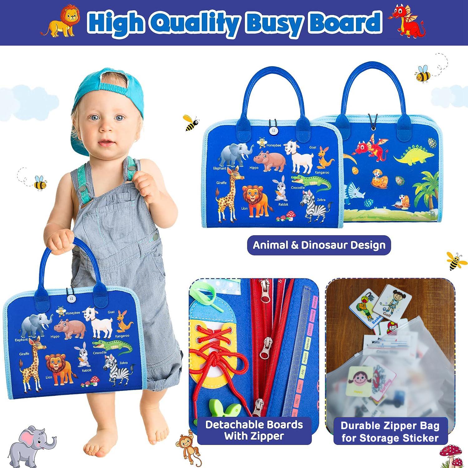 

Busy Board Montessori Toys Preschool Educational Learning Activities Sensory Board Fine Motor Skills Toys Travel Kids Busy Book