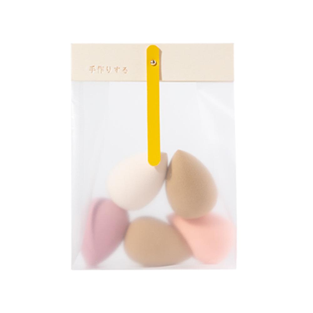 New Makeup Egg Sponge Puff Beauty Tool Bag Solid Color Makeup Egg Beauty Blender Set