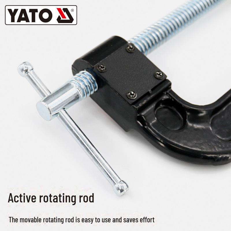 Yiertuo G-Shaped Woodworking Clamp with Deepened Rocker - Versatile G & C Type Fixture