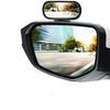 Black Wide Angle Rear Side View Blind Spot Mirror For Car SUV Parking Auxiliary