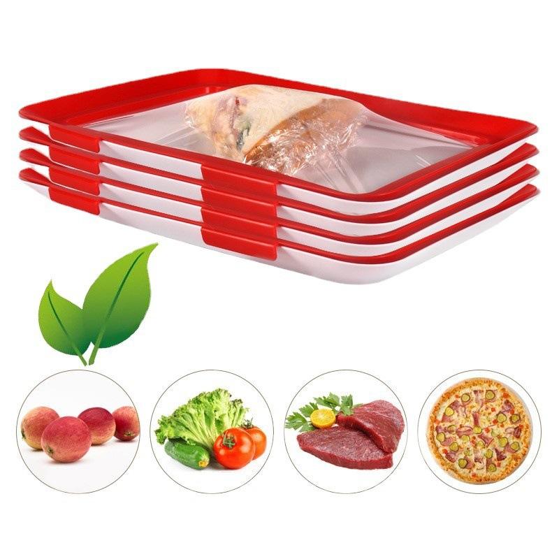 Wiederverwendbare Lebensmittelaufbewahrungsschale Stapelbare Kreative Meal Prep Behälter 30*21Cm Bpa-Freier Kunststoff Frischhaltebehälter