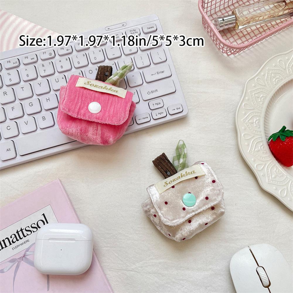 Cute Design Suitable for Apple Airpods Headphone Bag Storage Bag, Wireless Headphone Protective Cover Dustproof