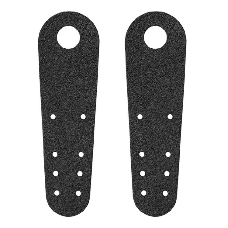 

Heavy Duty Rollerblading Toe Cover Wear Resistant Leather Skate Toe Guards Weather Resistant Roller Skate Protectors чорний