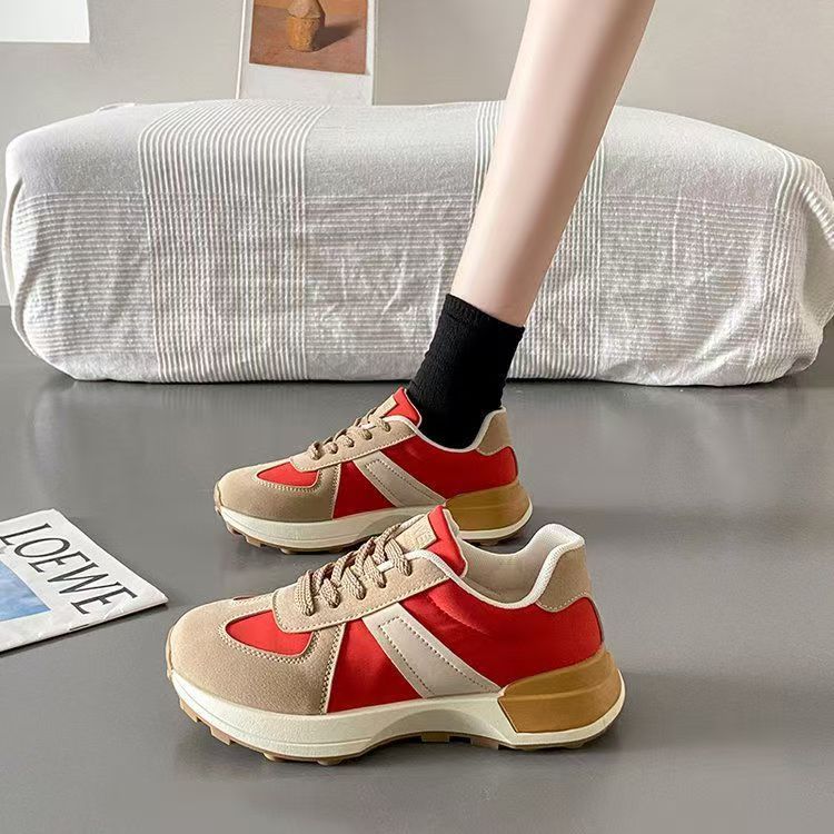

Platform Forrest Gump shoes women s 2025 spring, summer and autumn retro fashion heightening running casual sports shoes low-top student board 40 помаранчевий