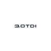 3D ABS 2.0TDI/3.0TDI Displacement Badge Sticker - for A1/A3/A4/A5/A6/A7/A8/Q2/Q3/Q5/Q7 Trunk