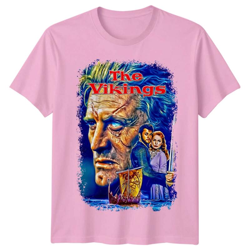 The Vikings () Movie Poster Inspired Tshirt Retro S Tee