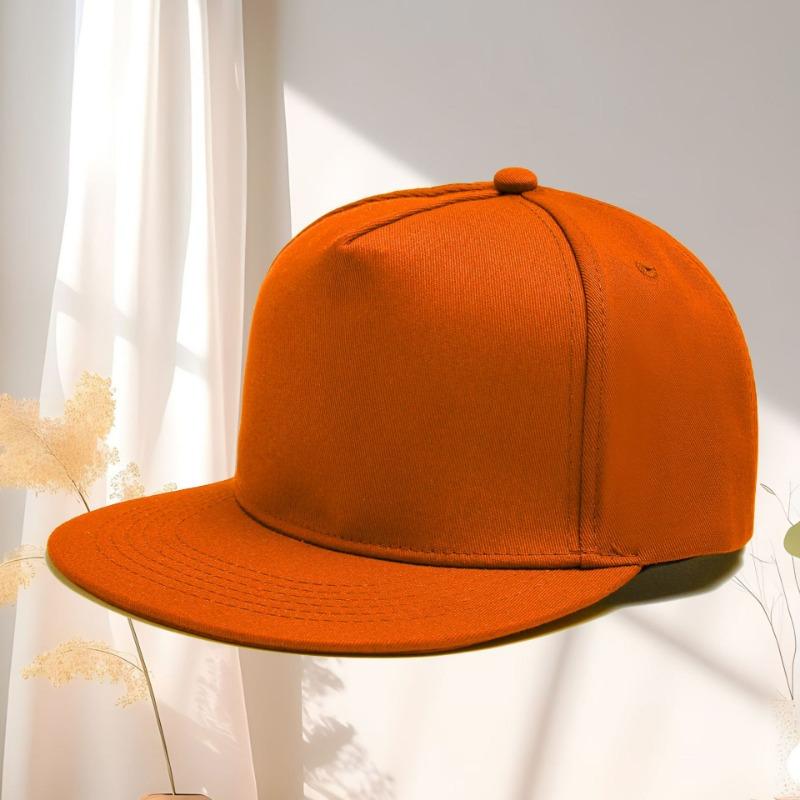 Cotton flat-brimmed hat men's and women's sunshade cap hip-hop personality trend hip-hop hat embroidery