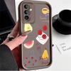 Fruit Bag Doodle Case for Samsung Galaxy A53 A50 A50S A36 5G A35 A34 A33 A32 A30 A26 A24 A23 A22 A20 A16 A15 A14 A13 4G Cover