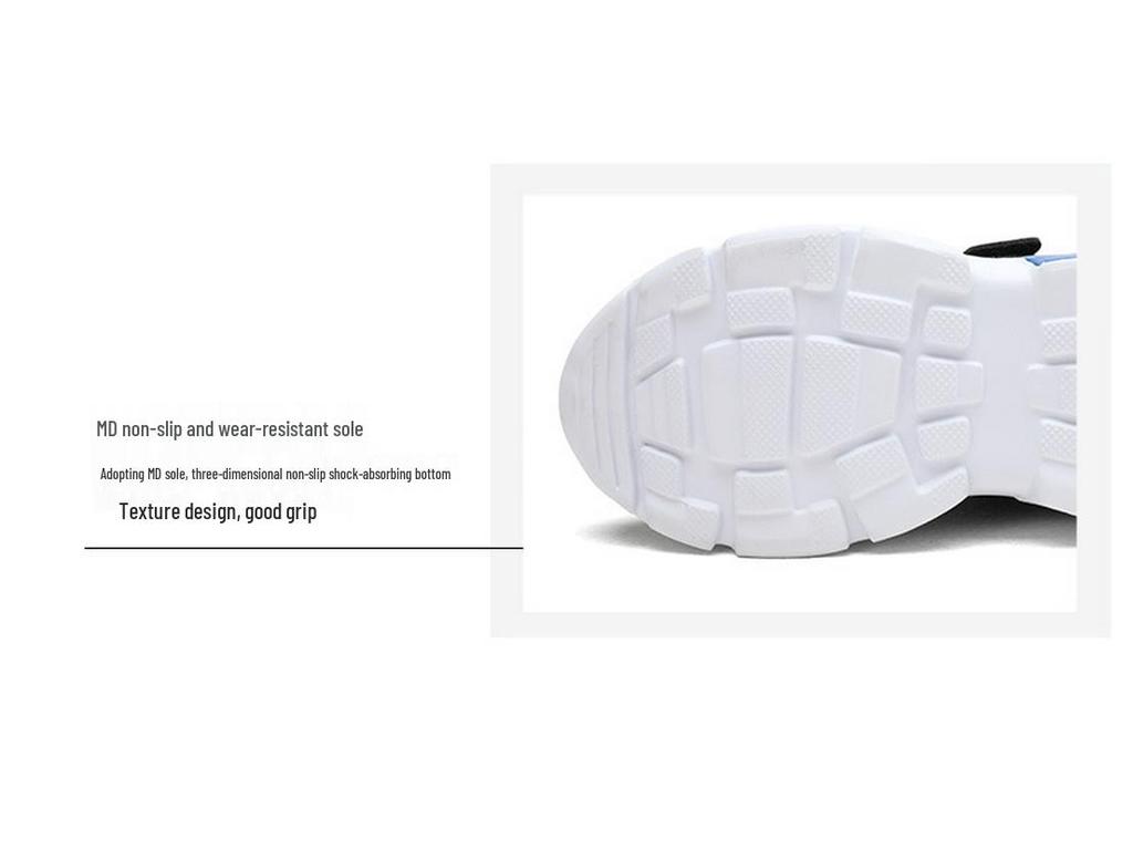 Boys' Breathable Flyknit Mesh Sneakers for Middle and Big Kids