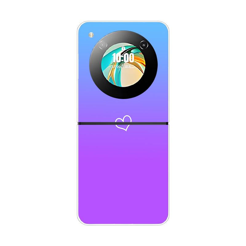 

Чехол для ZTE Libero Flip 5G Фантазийный градиентный корпус для телефона Для ZTE Nubia Flip NX724J Жесткий ПК Ударопрочная задняя крышка Nubia Flip2 For nubia Flip