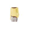 T-shirt in Cotone da Donna con Girocollo Manica Lunga Vestibilità Casual Morbido Comfort