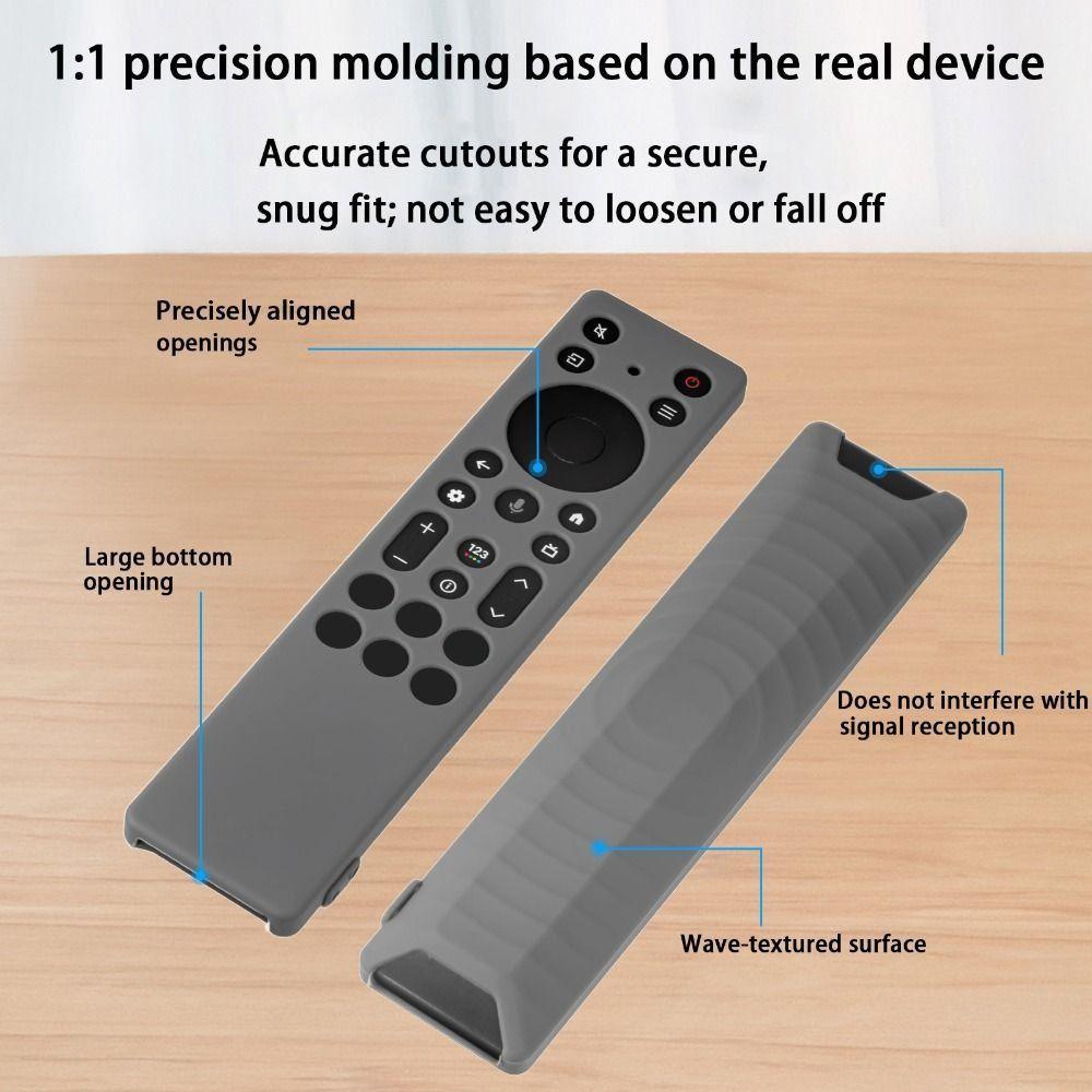 Silicone Protective Case Shockproof Soft Shell Remote Control Sleeve for TCL RC923A/RC813A