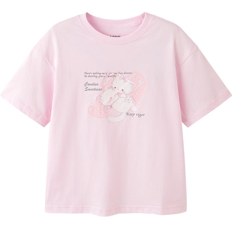 

Balabala Kids 2025 Summer Short Sleeve T-Shirt 175