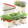 New Modern Self Watering Planter Pots Decorative Visual Water Level Window Herb Planter Box Indoor Planter Vegetables