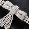 Moda Rhinestone Bow Wisiorek Choker Naszyjnik dla Kobiet Akcesoria Ślubne Punk Gothic Kryształ Kołnierz Chokers Biżuteria Prezent