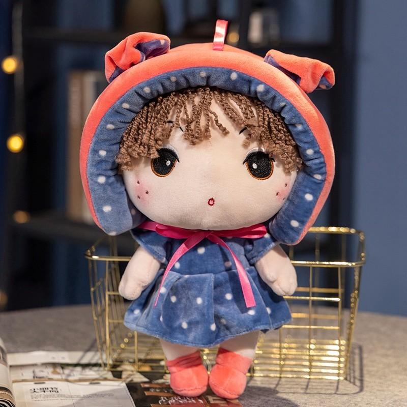 Plüschtier Prinzessin Puppe Weiches Kuschelkissen für Kinder und Kleinkinder Komfortgeschenk
