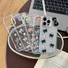 Pearl Bow Phone Case for IPhone17pro Glitter Powder for Apple 16 Transparent Women's Creative 15 Exquisite