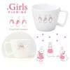 OGISO Peter Rabbit Dot Girls Cup (Dishwasher and Microwave Safe)