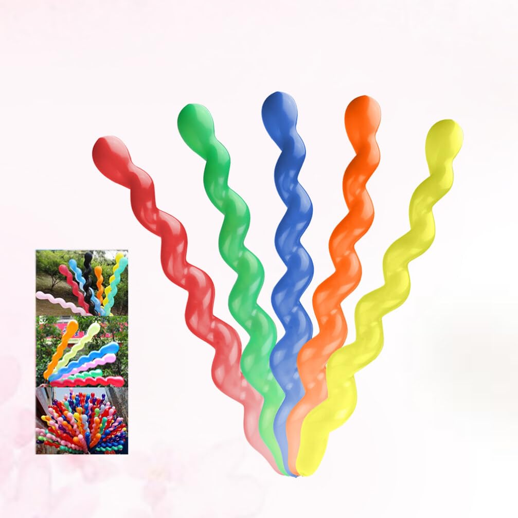 Frcolor Spiral Balloons, Long Balloons, Twist Balloons, Balloon Art, Magic Twist Pencil, Elongated Set, Party, Birthday, Wedding, Event, Decoration, B