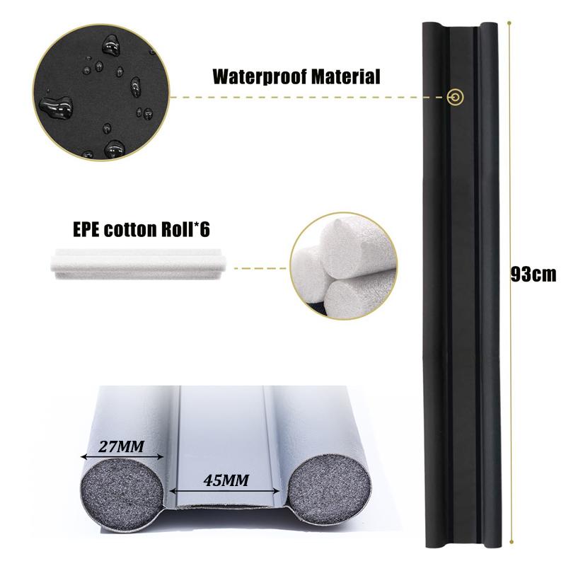 93cm Flexible Türboden-Dichtungsstreifen Stopper Schalldichte Dichtung Wetterstreifen Fenster Zugluftstopper Wind Staub Blocker Schutz