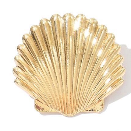 ins wind alloy hairpin, European and American ocean duck bill clip starfish niche high-end conch hair accessories