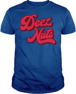 Deez Nuts T Shirt - Funny Gen Z Millenial Humor Cotton Shirt Mens & Womens - Short Sleeve Crew Neck Soft Tees