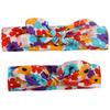 High Quality Casual Parent-child Print Bunny Ears Hair Accessory Bow Tie Hairband Mother Baby Stretch Headband