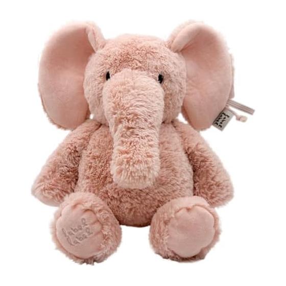 Edute stuffed toy, co-sleeping, gentle touch, gives a sense of security, emotional development, tactile stimulation, elephant, labellabel, animal,