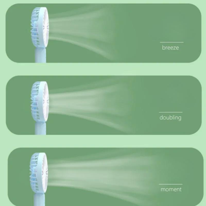 1pc USB Hand-held Small Electric Fan Summer Cool Fan Student Portable Small Electric Fan