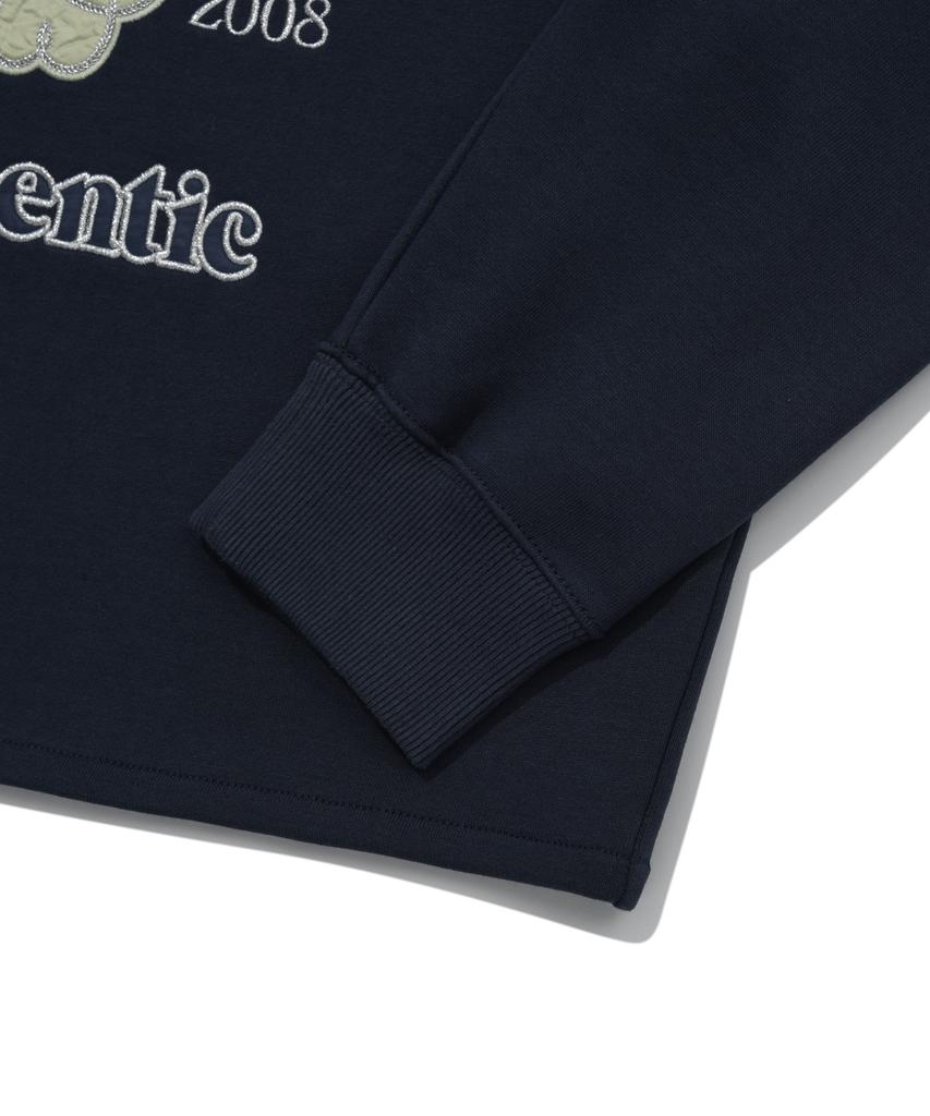 Women'S Archie Cloverheart Crop Hoodie Navy