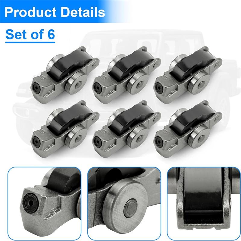 

Valve Rocker Arm 5047896AC 5047896AD For Chrysler Pacifica Dodge Durango Jeep Wrangler Grand Cherokee Ram Promaster 1500 чёрный