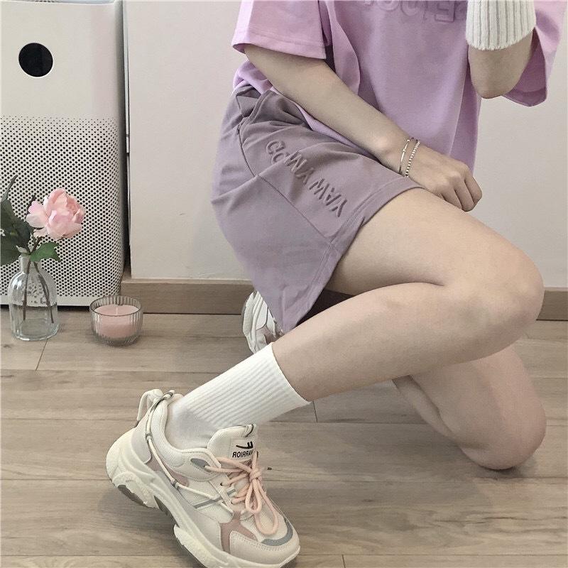 Модные стильные повседневные летние тонкие женские однотонные модные свободные корейские — фото 6