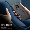 For Huawei Mate 50 50E 50 Pro Fine-Hole PU Cow Pattern Leather Outer Magnetic Ring Soft Edge Anti-Drop Phone Case