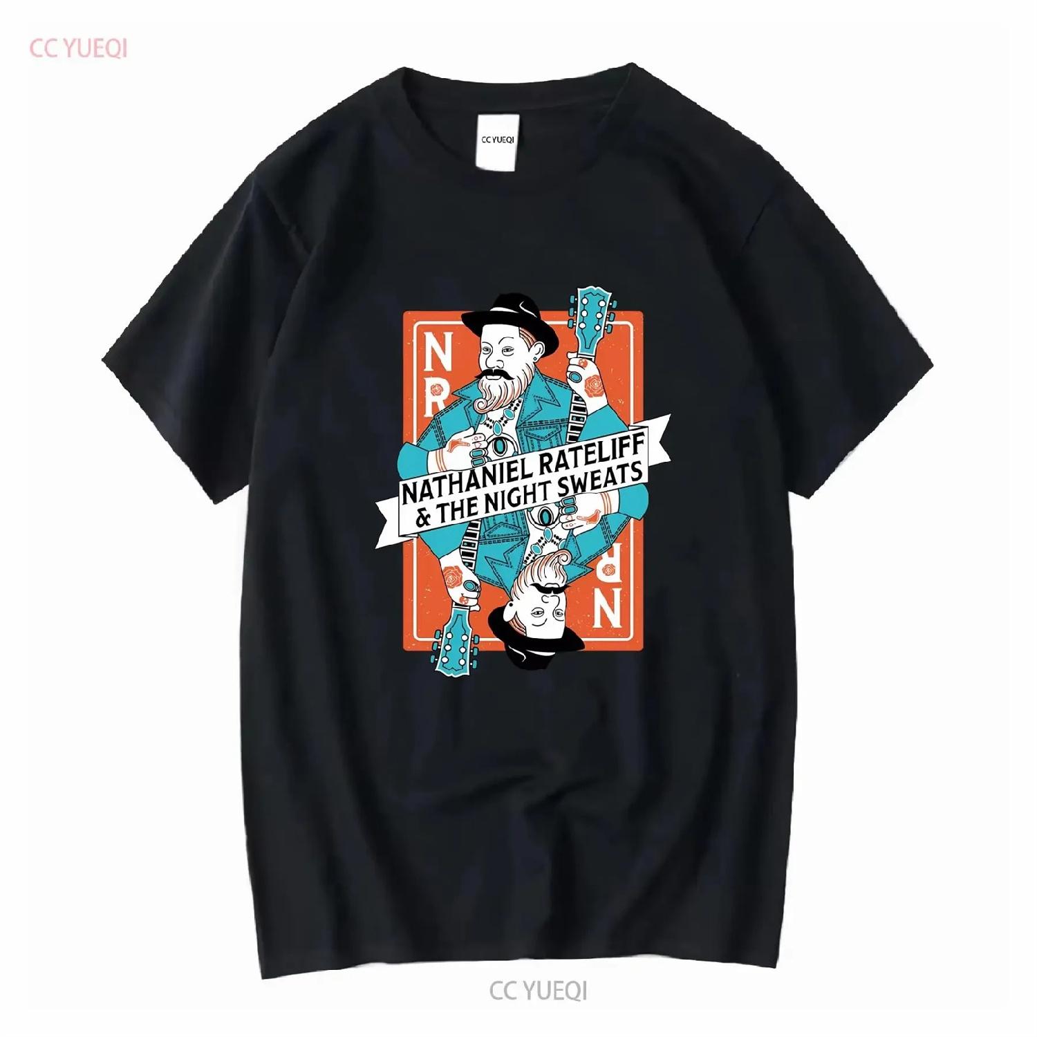 

Nathaniel Rateliff The Night Sweats T Shirt Men S Retro s vintage Washed Stylish homme graphic streetwear Top For Everyday Wear S разноцветный