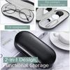 1PC Double-layer Dual-use Contact Lens Boxes Handmade Beauty Portable Men Women Glasses Eyewear Accessories