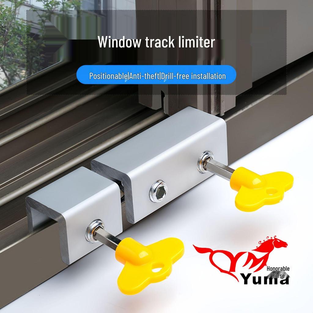 Invisible Window Lock: No-Drill, Anti-Theft & Child-Safe Fixator for Screens and Doors
