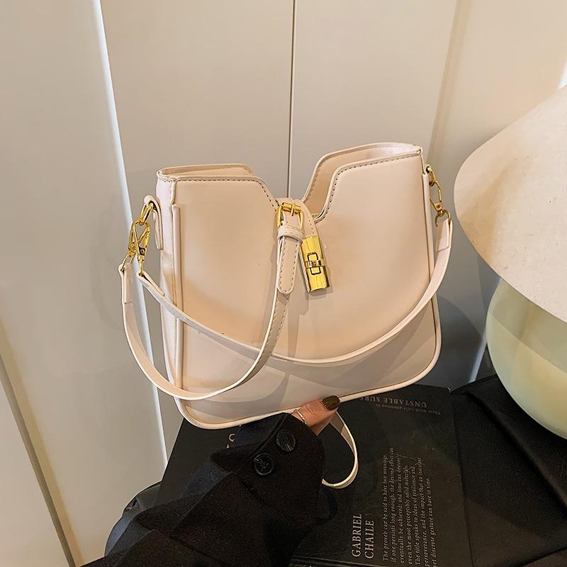 

Премиальная сумка женская новая модная универсальная сумка через плечо для通勤, сумка-мессенджер, сумка-ведро белый