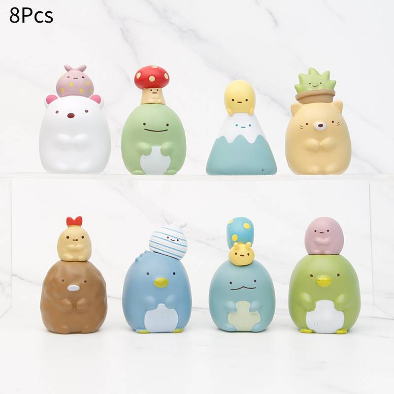 

Model Handmade Sumikkogurashi Desktop Car Decoration Twist Egg Blind Box Doll