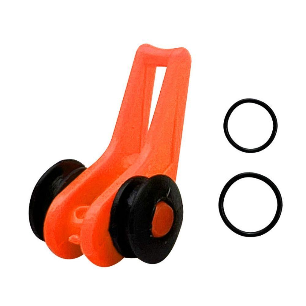 10pcs No Curling Fishing Bait Holder with Rubber Rings Fishing Rod Fixed  Fishing Rod Pole